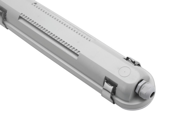 Vapourlite 38-68W Non-Dimmable Emergency & Microwave Sensor LED Batten Light IP65 4000/5000/6500K