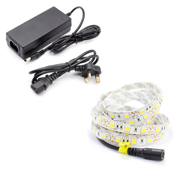 3m Single Colour LED Strip Light Kit (60x5050, 14.4W, 1020LM)