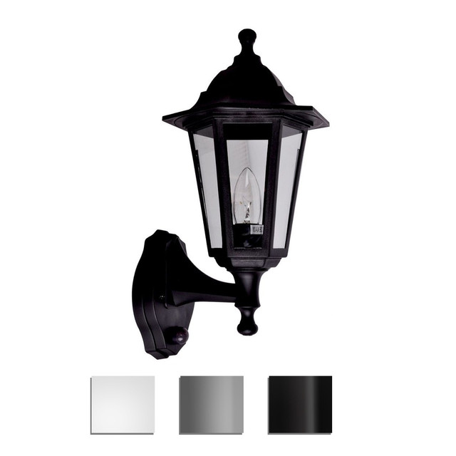 EliteR IP44 Outdoor Wall Lantern With Dusk Dawn Sensor