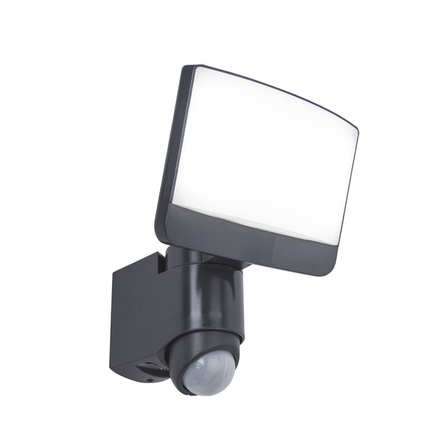 Lutec Sunshine 12W-17W LED Floodlight With PIR Motion Sensor