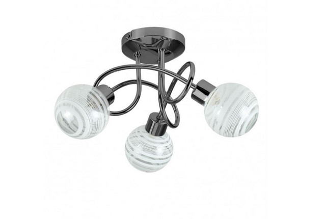 Maze 3 Way Cross Over Ceiling Light Swirl