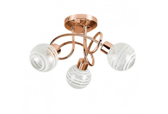 Maze 3 Way Cross Over Ceiling Light Swirl