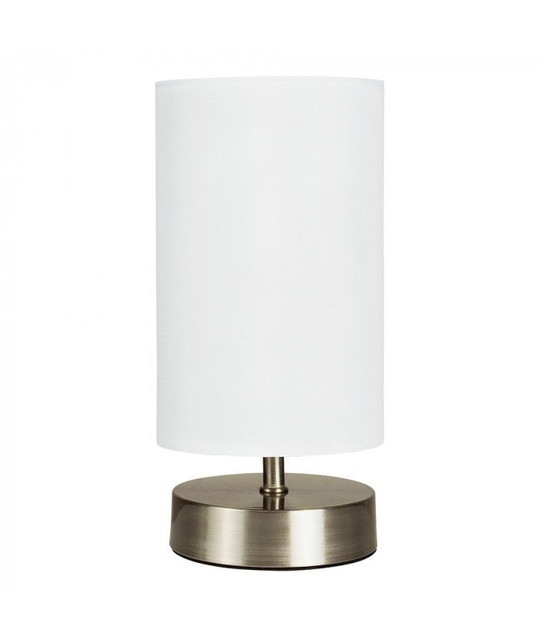 Francis Satin Nickel Touch Table Lamp 