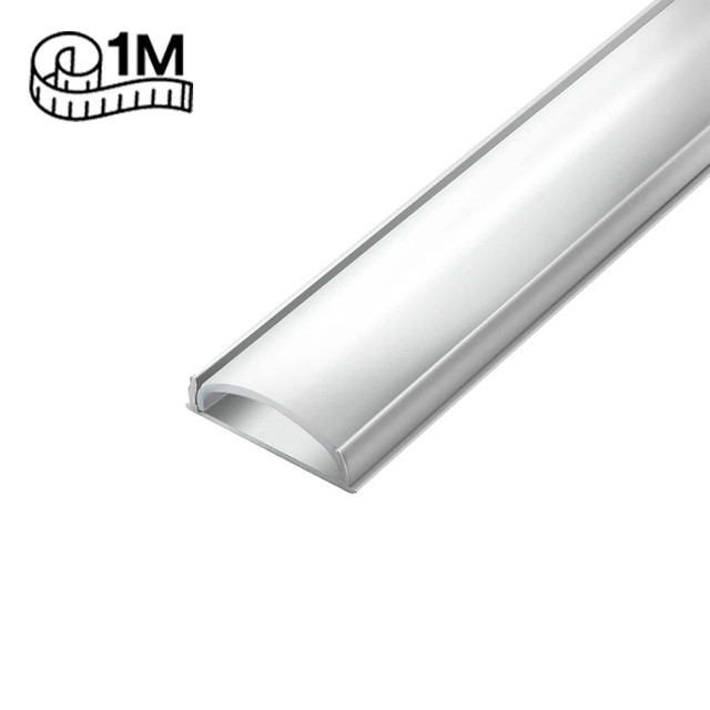 SlimPro Bendable LED Profile, 1m & 2m Option, Diffusers Available