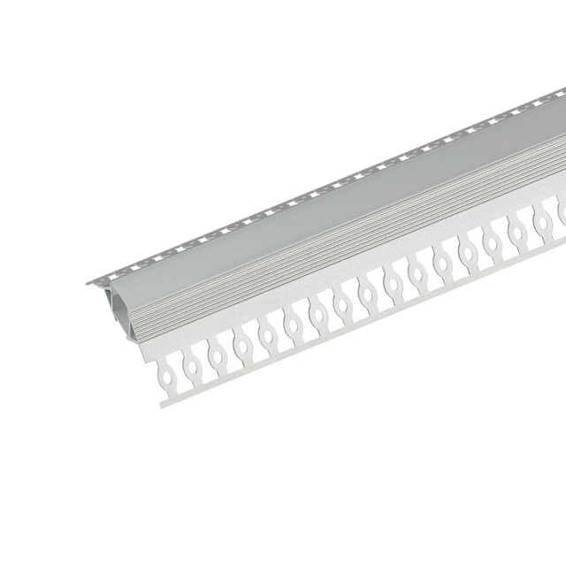 SlimPro Plaster-In Outer Corner Aluminium Profile, 1m & 2m Option, Diffusers Available