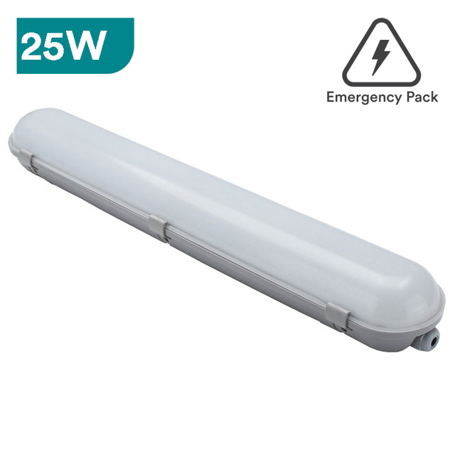 Bastion 24W-50W LED Non-Corrosive IP65 Fitting, Emergency Pack Available