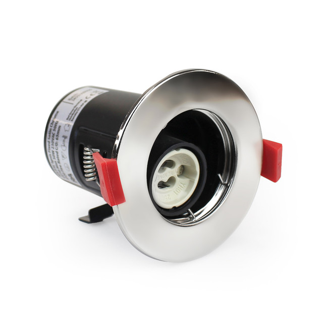 NeoTec+ Ignis Fire Rated Fixed GU10 Downlight Steel, 65/75mm Cutting Hole, Fixed or Tilt