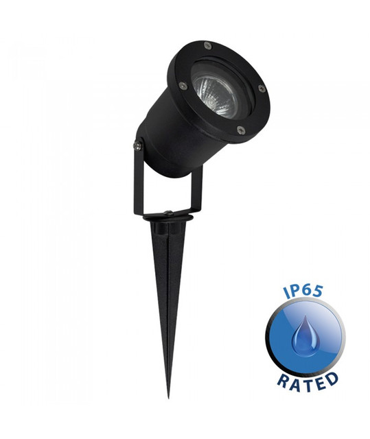 Everfinity IP65 Black Ground Spike/Wall Mount LED Outdoor Light