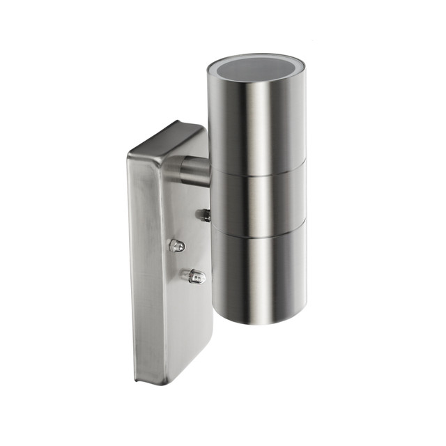 Neosteel Stainless Steel Dusk Till Dawn Up/Down Wall Light GU10 IP44