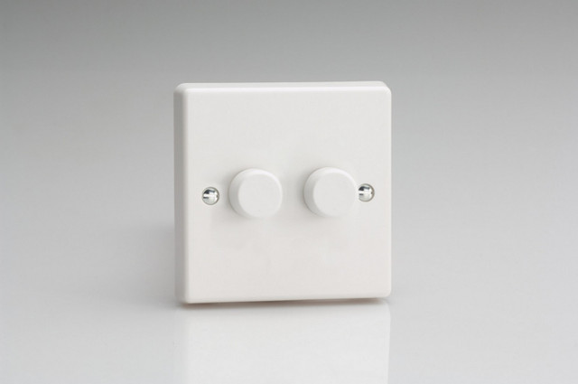 Varilight White Slave Smart White Dimmer (1-4 Gang) (for use with V-Pro Smart Master Dimmers on 2-Way)