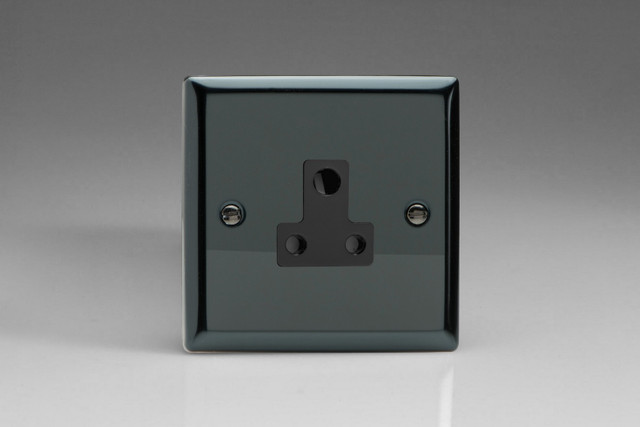 Varilight Iridium 1-Gang Round Pin Socket