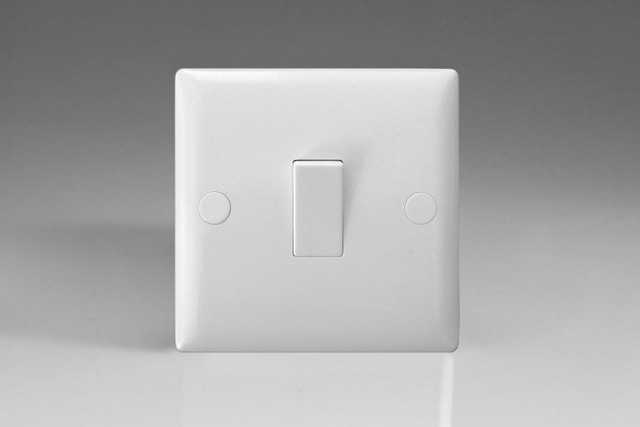 Varilight White 10A White Rocker Switch (1-4 Gang)