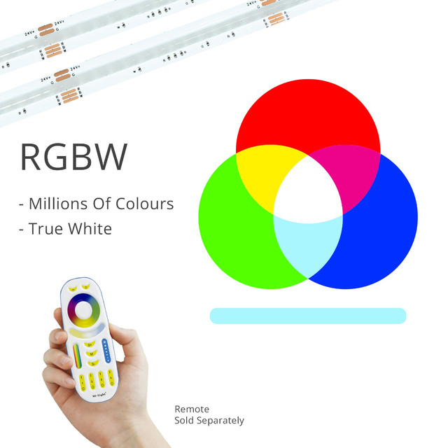 Aon RGBW 24V COB 19W LED Strip Lights