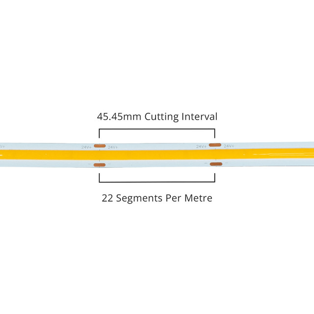 Aon Single Colour 24V COB 14W Day Light 4000K LED Strip Lights