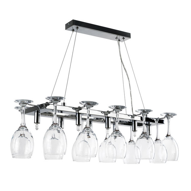 Chalice 8 Way Modern Wine Glass Ceiling Light (SKU: MSCHALICE)