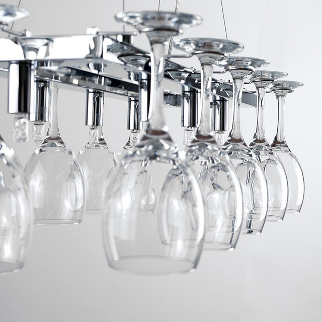 Chalice 8 Way Modern Wine Glass Ceiling Light (SKU: MSCHALICE)