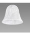 Set Of 3 Marble Effect Glass Shades - Bell Shape (Shade Only)