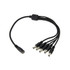 1 Female To 5 Male 5.5mmx2.1mm DC Power Splitter Cable