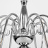 Gothica Flemish Style 8 Way Chrome Ceiling Light