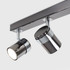 Rosie Black Chrome 4 Way Bar Spotlight Fitting