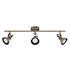 Brunel 3-Way Spotlight Bar in Antique Brass