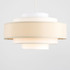 Hampshire 5 Tiered NE Pendant 3 Tone Cream