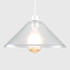 Tapered Dome Clear Pendant Glass Shade