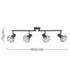 Angus Pewter Grey 4 Way Spotlight Fitting