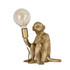 Monkey Torch Table Lamp in Metallic Gold