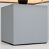 Cubbie Grey Touch Table Lamp Cube Base Grey Shade