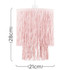 Nabella 2 Tier Tassel Pendant Shade in Pink