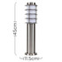 Wharf IP44 Stainless Steel Outdoor Bollard