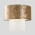 Boland Velvet Pendant Shade Clear Droplets