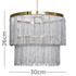 Charleston Polished Brass Pendant Shade 