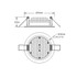 ReadyLED 3W Fitted LED Downlight Standard (Tilt)