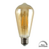 E27 4W LED Filament Pear Shaped Bulb Amber (Warm White 2700K), Dimmable Option Available