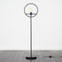 Molokai Black Marble Base Floor Lamp (SKU: MS-CLEAR-23469)