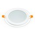 6W-18W Crystal Circle/Square Glass LED Panel Light, 6000K & Triple Cycle Option