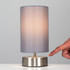 Francis Satin Nickel Touch Table Lamp 