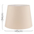 XL Aspen Tapered Floor Lamp Shade