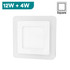 9W-24W Round & Square Blue Edge Surface Mount LED Panel Light, (3 Cycle)