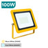 10W-200W SMD Floodlight, Black/Yellow Finish, PIR Motion Sensor Option