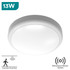 Polo x Bulkhead White IP65 13W 4000K, Emergency Pack, Microwave Sensor & Corridor Function Options