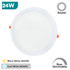 3-24W LED Panel Light, 3000K & 6000K Option, Round & Square Shape