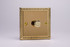 Varilight Georgian Brass 2-Way V-Pro Push On/Off Rotary Polished Brass LED Dimmer 0-120W (1-4 Gang)