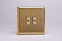 Varilight Victorian Brass 1-Way V-Pro Multi-Point Remote/Tactile Touch Control Master LED Dimmer 100W (1-4 Gang)