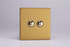 Varilight Brushed Brass Screwless 6A 1 or 2-Way Push On/Off Impulse Switch (1-4 Gang)