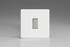 Varilight Premium White Screwless 10A Intermediate Rocker Switch (1-2 Gang)