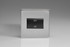 Varilight Brushed Steel Screwless 10A Fan Isolating Switch (3 Pole)