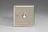 Varilight Satin Chrome 6A 1-Way Push to Make Chrome Momentary Switch (1-4 Gang)